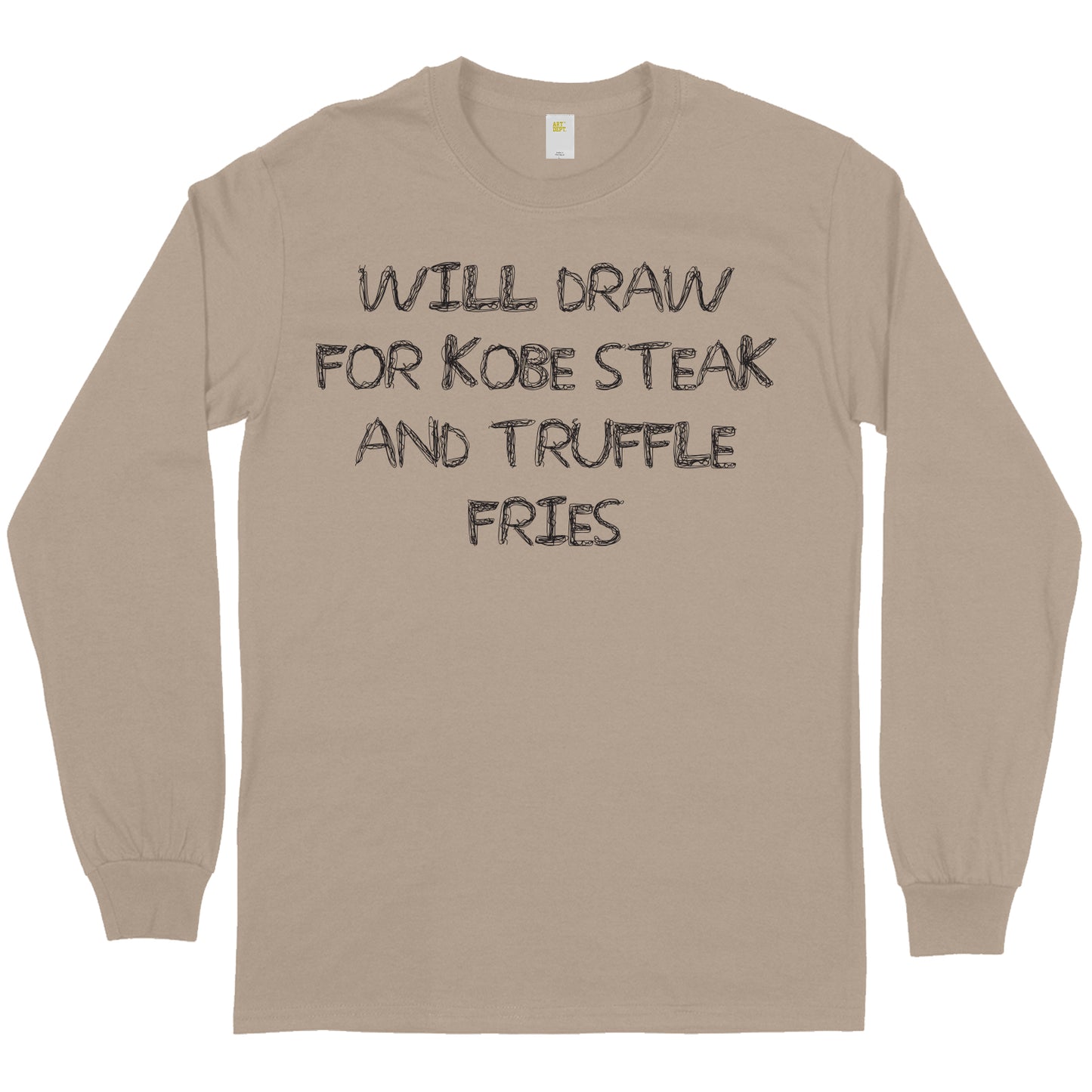 Will Draw For Long Sleeve Tee