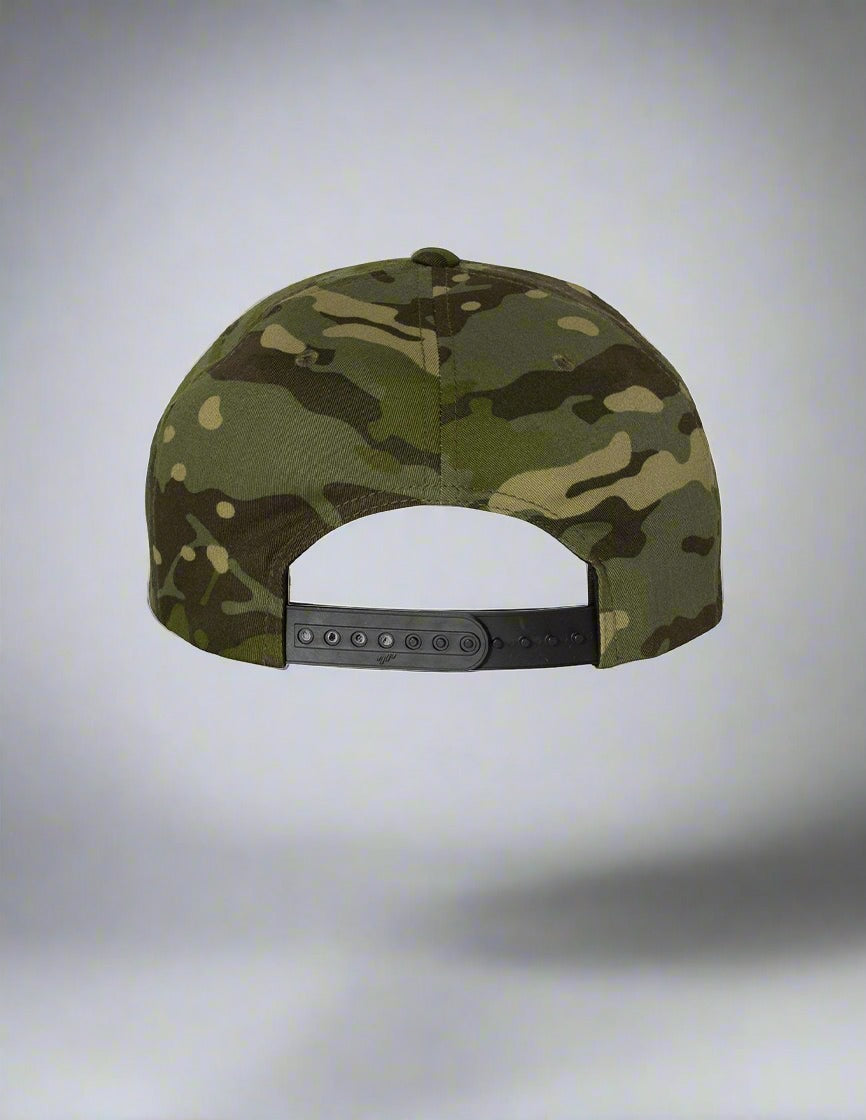 Art Dept. Embroidery Logo Camo Snapback Hat